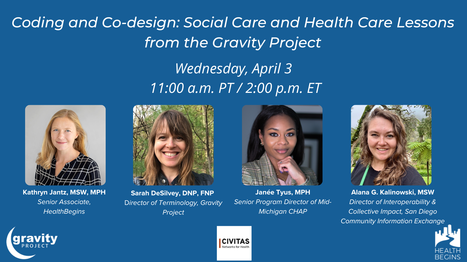 April 3 webinar card with speakers